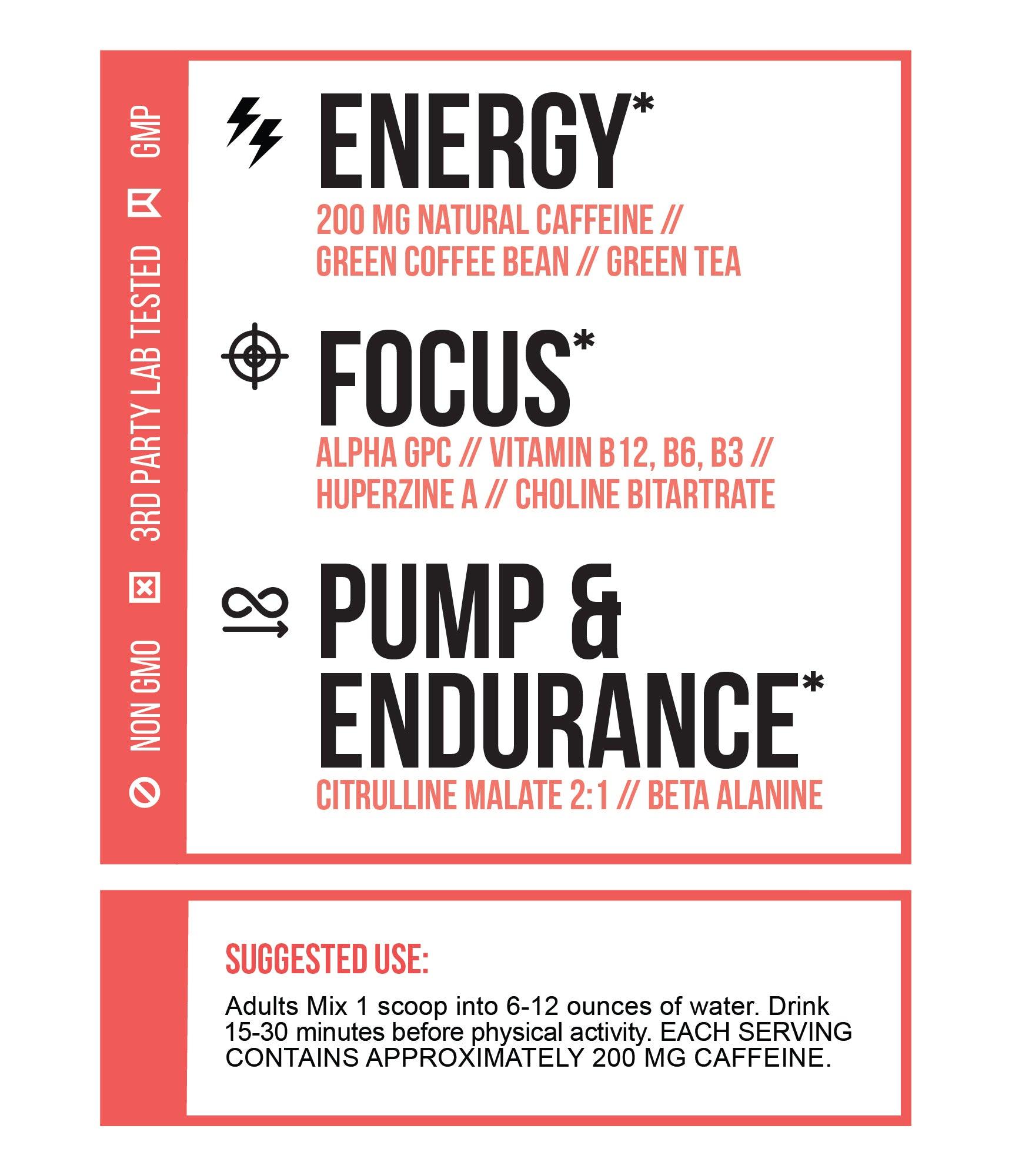 Hella Pre-workout | Energy, Focus, Endurance & Pump - Hella Nutrition